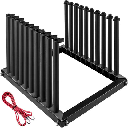 Bestauto Windshield Rack 9-Lite, Glass Rack for Truck Transportation - Steel, 24-Inch Height with PVC Pad & Foam Padding