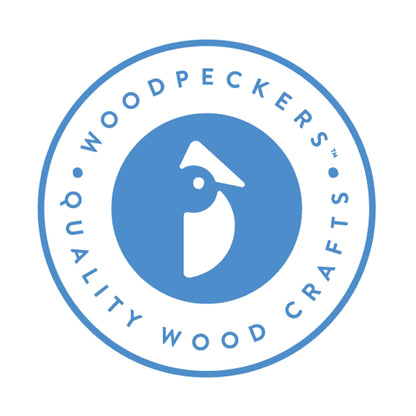 Woodpeckers Large Wreath Frame 13-inch Diameter, Pack of 1 Wood Forms, Rings for Crafts & Door With Lights
