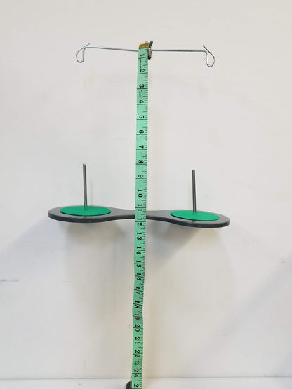 2 Cone and Spool Stand Thread Holder with Sturdy Metal Base, for Industrial Sewing Machines