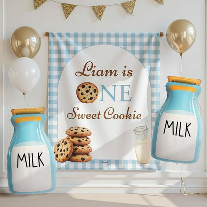 Large Milk Bottle Balloons Baby Bottle Decor for Milk and Cookies Birthday Decorations Baby Milk Theme Party Supplies 3 Pack