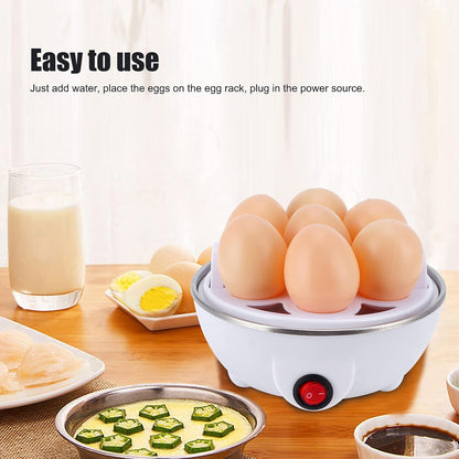 Rapid Egg Cooker, Electric Eggs Boiler Maker, Multifunctional Mini Steamer for Kitchen Use (US)