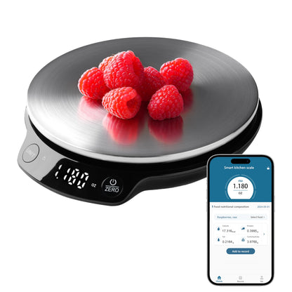 Atogou Smart Food Scale with Nutrition Calculator, 0.005oz / 0.1g High Precision, Free APP with Nutrients Tracking, Calorie, Marco, Ounces and Grams, for Kitchen, Weight Loss, Meal Prep, etc