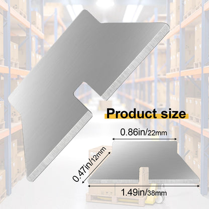 60 Pack Cutter Replacement Blades for Easy Cut, Blade Suitable for Easy Cut/EZ 1000, 1500, 2000, 4000 series and Veltec VC900, VC1000, VC2000, VC4000 safety cutters