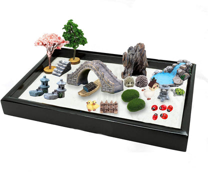 Fairy Garden Accessories Outdoor, 42 Zen Accessories, Miniature Decorations Supplies for Micro Landscape Plant Pots Bonsai Craft Decor - Fairy Kit