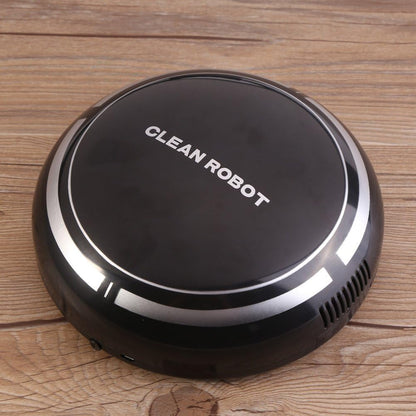 USB Rechargeable Automatic Vacuum Cleaner, Intelligent Floor Cleaner for Home or Office Sweeping Machines (Black)
