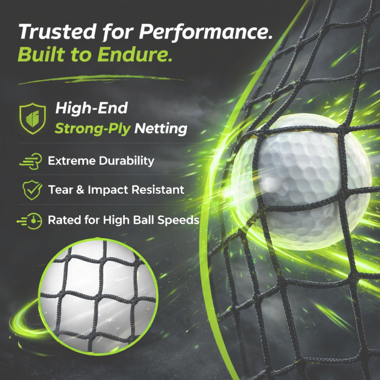 GOLF PAPi Mobile Golf Simulator Net – 10ft Compact Practice Net with Steel Frame & Impact Screen – Indoor & Outdoor Golf Training for Backyard, Garage & Home Sim Setup (Without Simulator Screen)