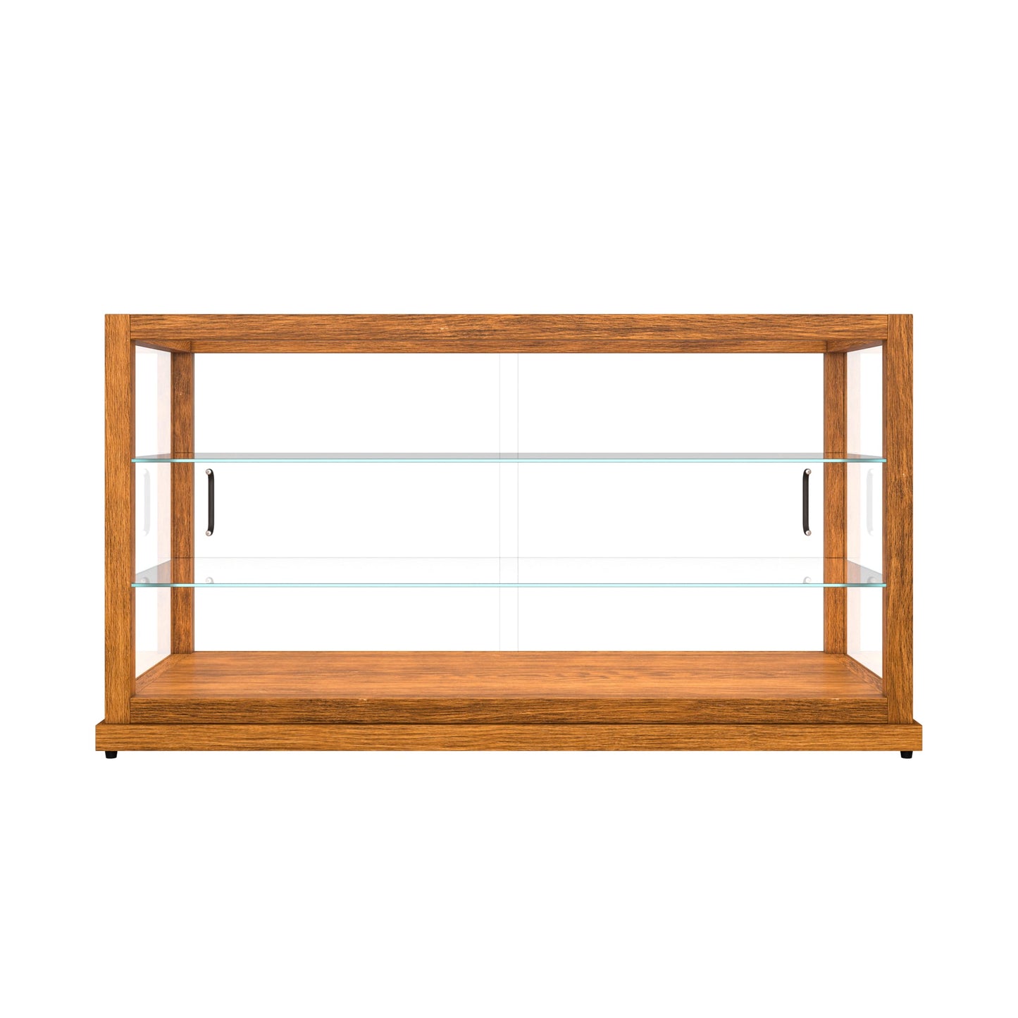 KoolMore 44 in. Horizontal Light Wood Countertop Dry Bakery Display Case, Large Bread, Pastry and Dessert Display with Tempered Glass