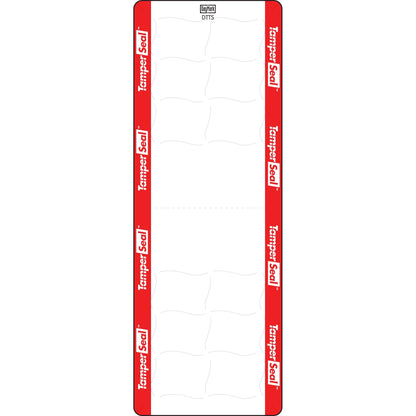 DayMark Safety Systems IT118676 Tamper-Evident Direct Thermal Label, 2.2" x 6" (Roll of 350), Red/White