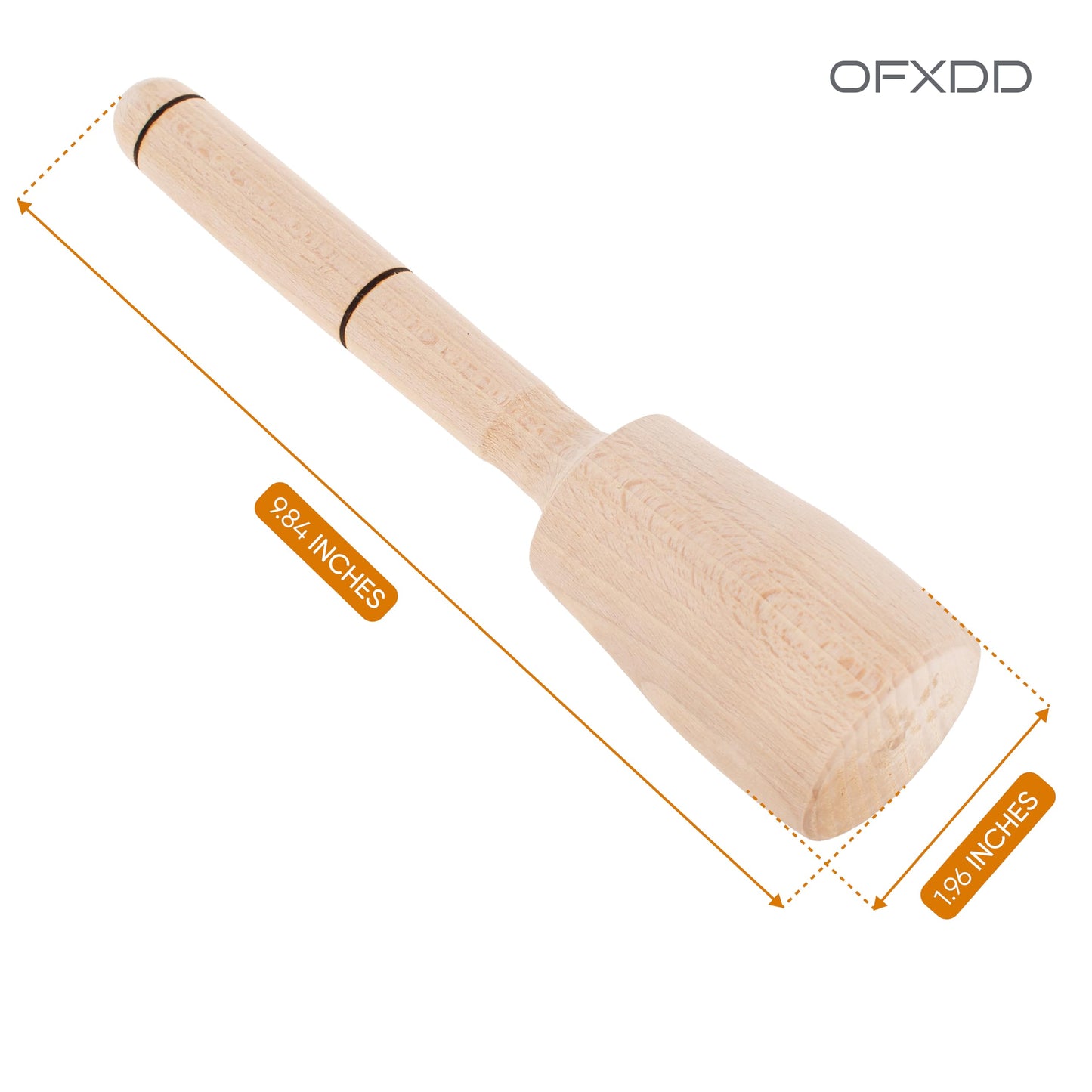 Cabbage Tamper for Saurkraut - Wooden Masher - Kitchen Wood Pounder - Kraut and Vegetable Masher