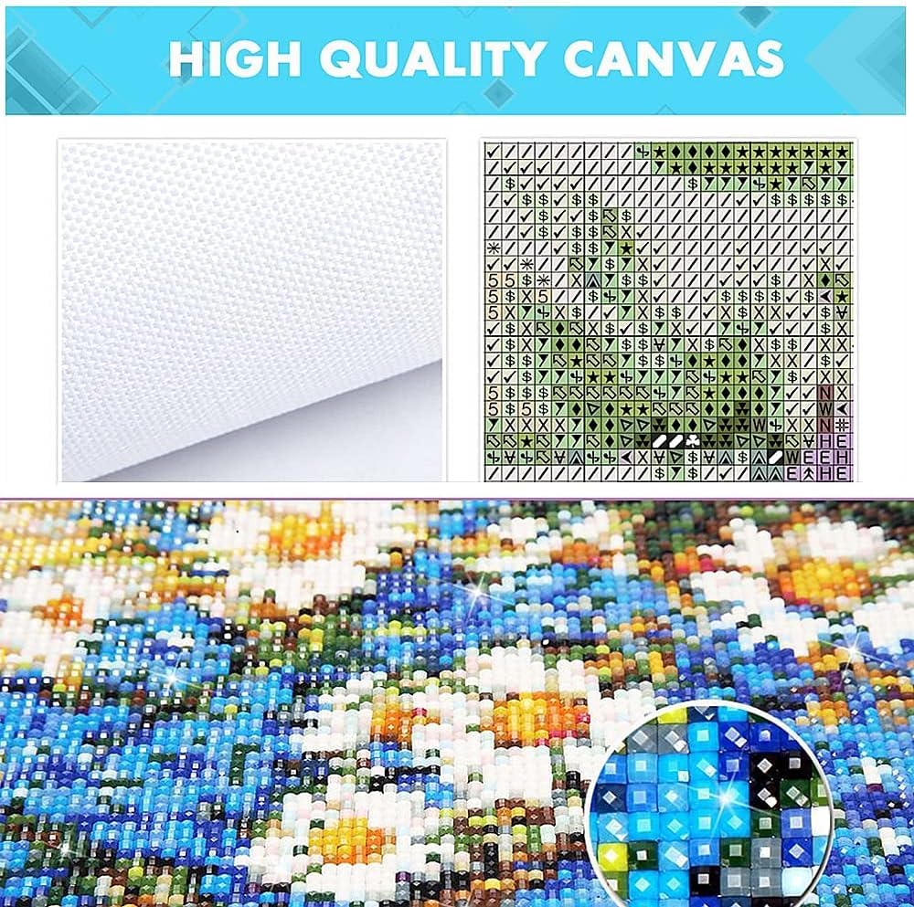 DIY Diamond Painting Red and Black Roses Full Square Drill Kits Embroidery Cross Stitch Mosaic Art for Adults Home Wall Decoration Beautiful Picture for Festival Gift 16x12IN
