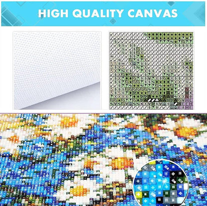 DIY Diamond Painting Red and Black Roses Full Square Drill Kits Embroidery Cross Stitch Mosaic Art for Adults Home Wall Decoration Beautiful Picture for Festival Gift 16x12IN