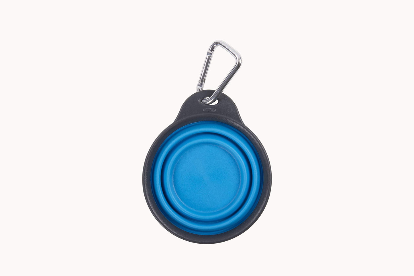 Dexas Popware for Pets Collapsible Travel Cup, Large, Gray/Blue