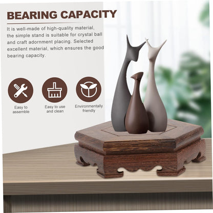 Yardwe 1pc Modern Tank Flower Stand Riser, Vintage Artware Ball Bowl Aquarium Shelf for Plants, Globe Tabletop Tray