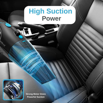 Handheld Vacuum Cleaner, High Suction Power 13000PA Cordless for Cars, Homes, Pets, and Small Spaces
