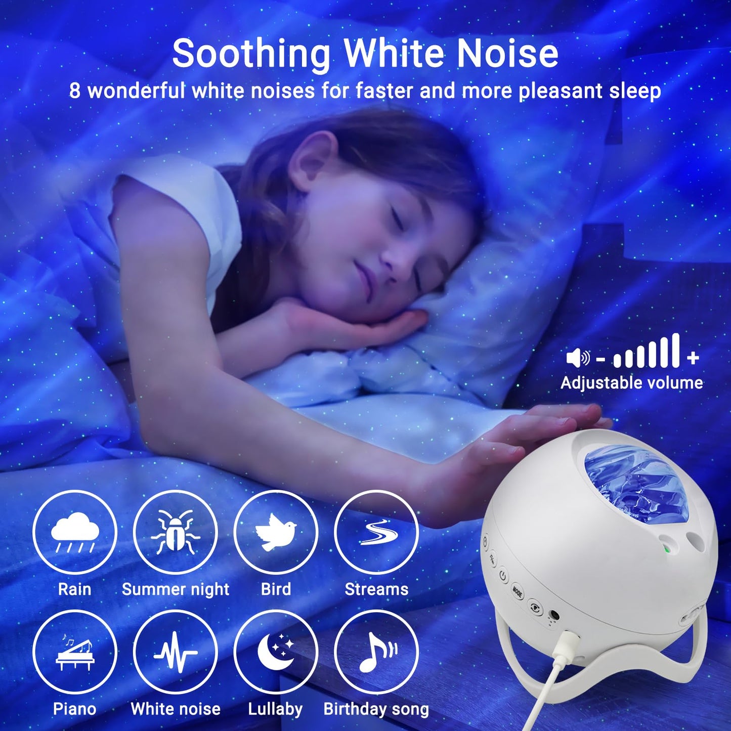 Galaxy Projector,Star Projector with Timer and Remote Control for Adults Bedroom Decoration, Party,Star Night Light