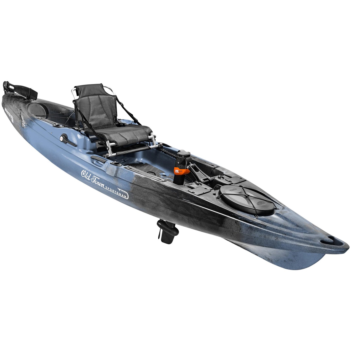 Old Town Sportsman BigWater PDL 132 Solo Sit-on-Top Fishing Pedal Kayak, 13 ft 2.04 in, Steel Camo