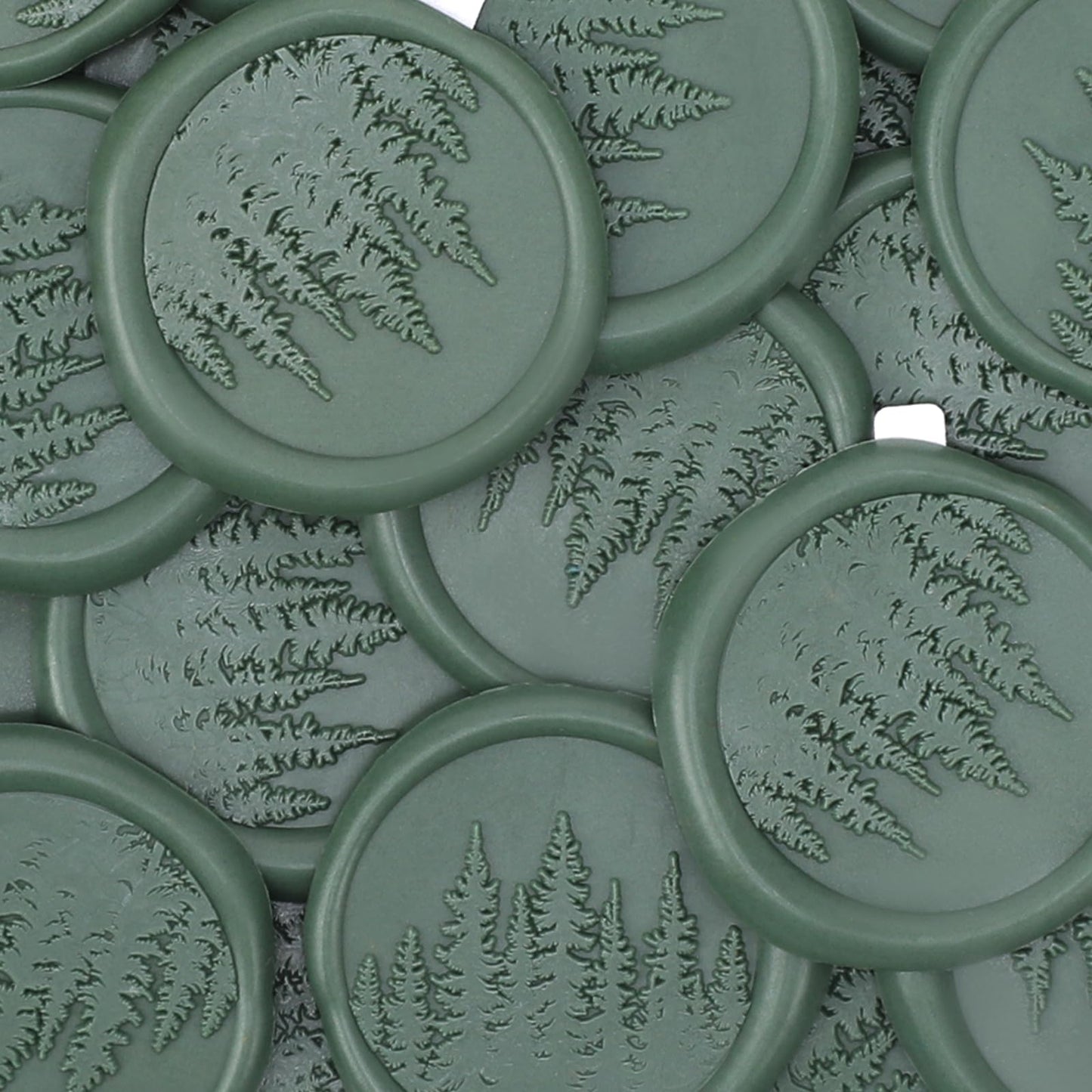 Green Tree Wax Seal Stickers - 50 Pcs Vintage Wax Seal Stickers for Wedding Invitation Party, Self-Adhesive Embossed Sealing Sticker for Envelope Birthday Christmas Gift Wrapping
