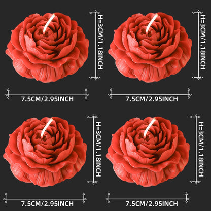 YGOJKE Low Temperature Candles,Romantic Wax Play Candles Low Heat for Lovers Couples Heart Rose Scented Luminous Adult