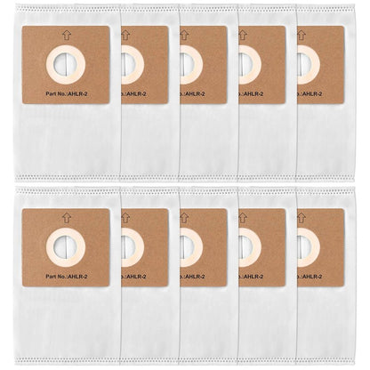 Gudotra 10 Pack Replacement AHLR-2 HEPA Filter Bags for Atrix AHSC-1 Lil' Red Vacuum Cleaner 2-Quart White