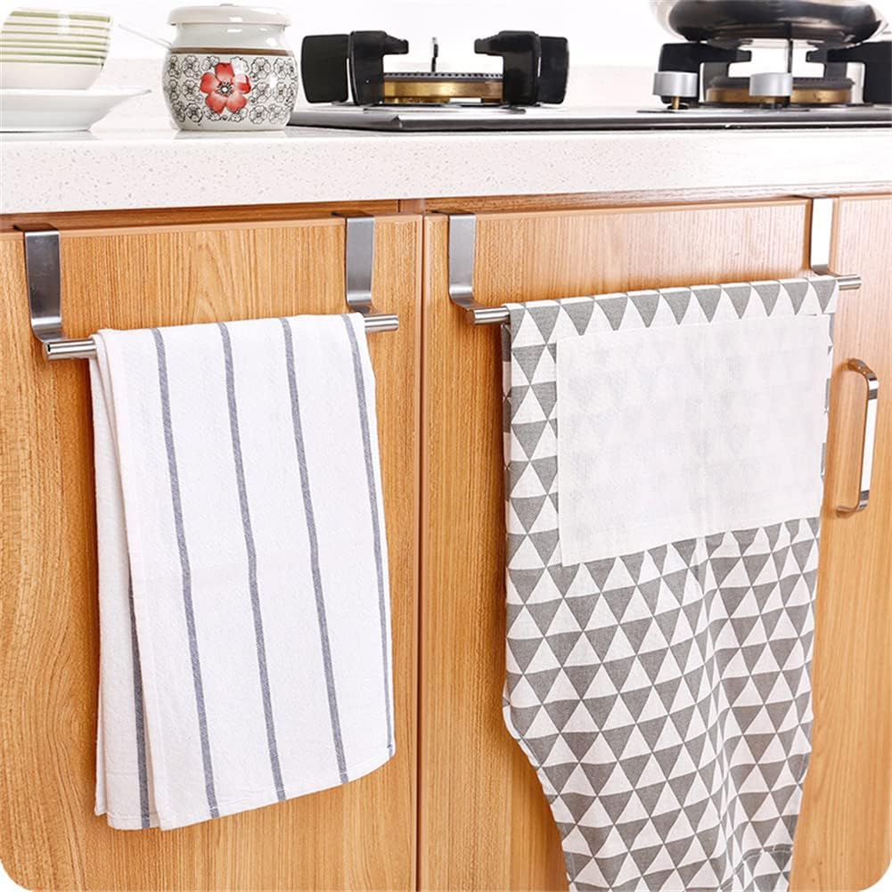 Stainless Steel Towel Rack, Bathroom Towel Holder Stand, Wall Mounted Organizer Shelf for Kitchen Towels (1 pcs)