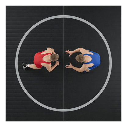 10'x10' Premium Wrestling Mat - 1.2" Thick High-Impact XPE Foam - 3-Layer Anti-Slip, Odor-Control & Waterproof Surface - Roll-up/Foldable Grappling Mat for BJJ, MMA, Judo, Gymnastics & Home Gym
