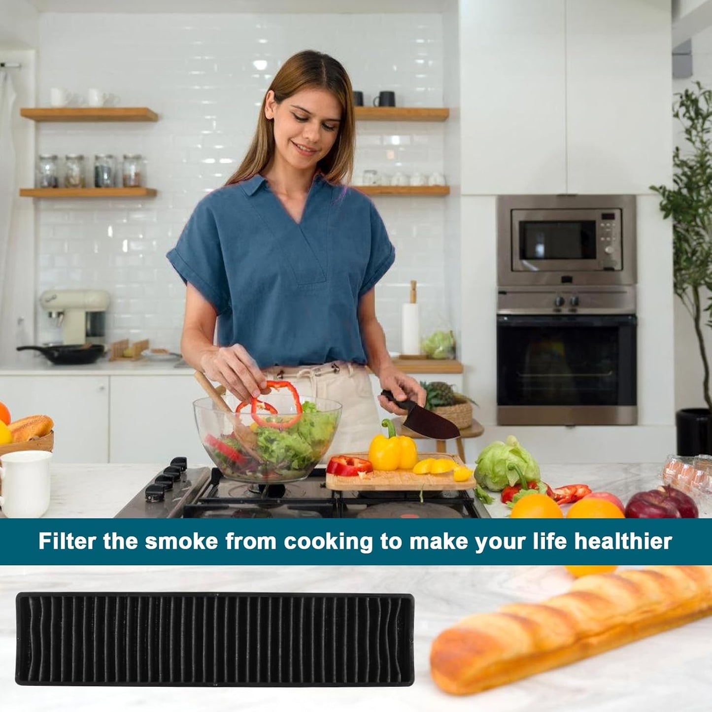 Microwave Charcoal Filter, Compatible with GE Model Numbers, 2 PACK