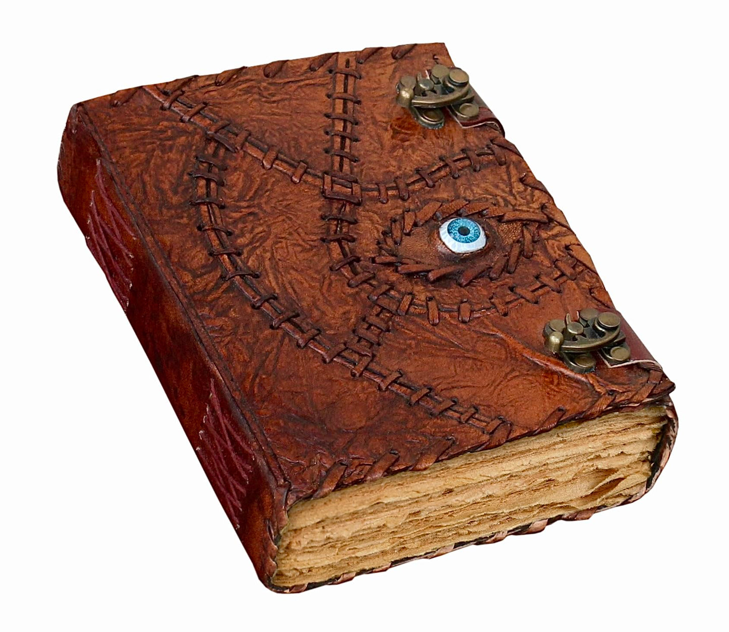 ULCH Hocus Pocus Book of Spells Hocus Pocus Decor Hocus Pocus Halloween Decorations Book of Shadows and Spell Book with Lock Witch Decor And Perfect for Spooky Gifts And Spooky Decor 8 x6 Inches