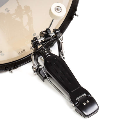 Ashthorpe 5-Piece Complete Full Size Adult Drum Set with Remo Batter Heads - Red