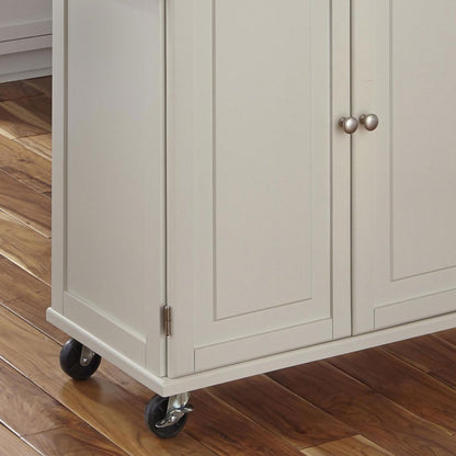 homestyles Dolly Madison Off-White Kitchen Cart
