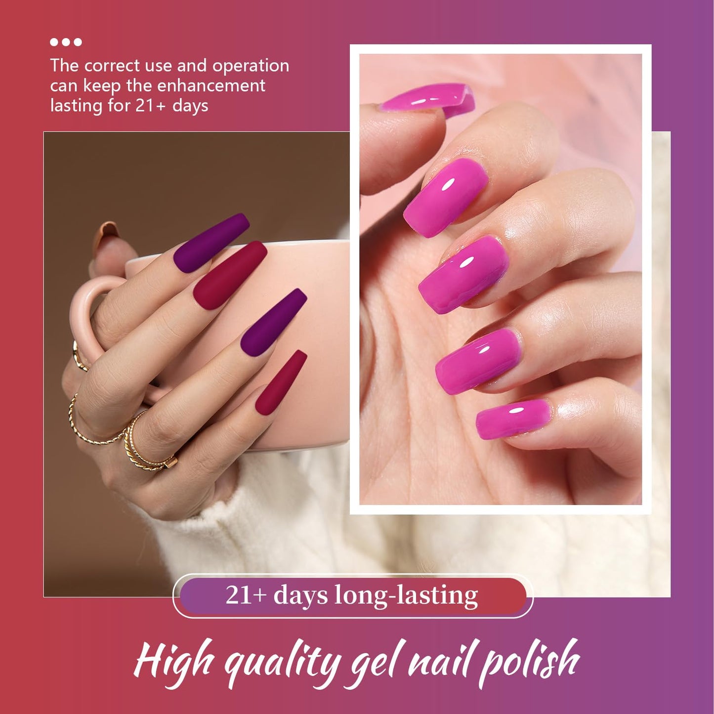 JODSONE Gel Nail Polish Kit with U V Light 32 Colors Gel Polish Nail + 4 Functional Adhesive Bottles Kit Soak Off Manicure Tools Gifts for Women