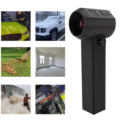 X64 Upgrade Electric Dust Blower with Brushless Motor, Super Powerful Jet Dry Blower Electric Air Duster, 11 Blade Powerful Turbofan, Portable Electric Air Duster for Car