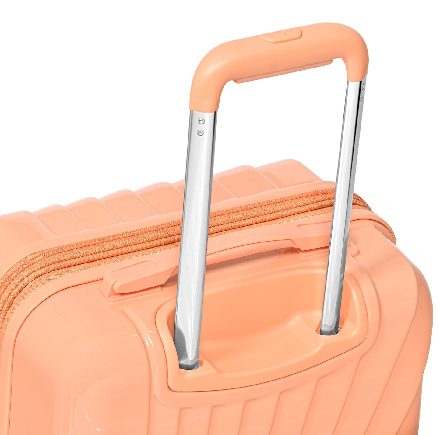 Traveler's Choice Phenom Hardside Spinner Luggage Set, TSA Lock, Tangerine, 3-Piece Set (21/25/29)