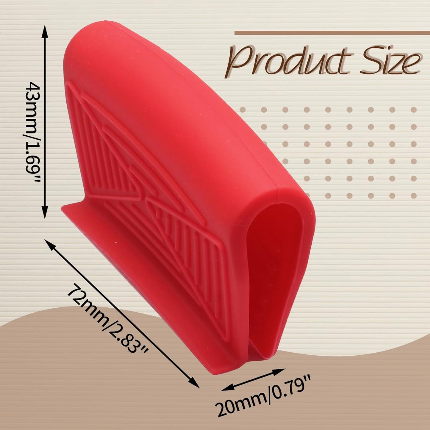 4 PCS Silicone Assist Handle Holder, Heat Resistant Pot Handle Covers, Non-Slip for Kitchen Pot Pan, Black + Red