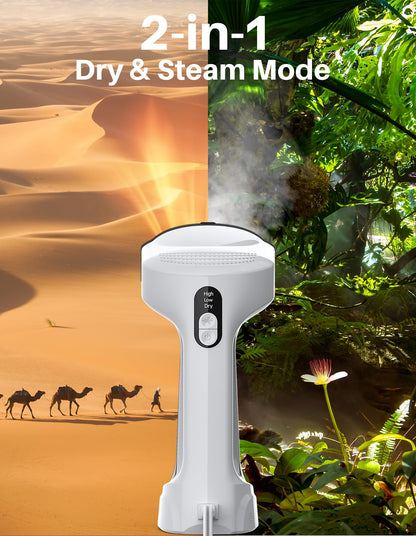 Sweepulire Vacuum Steamer for Clothes, 3500Pa Suction, Steam & Dry,110-120V