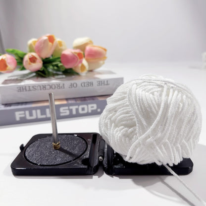 Portable Yarn Holder - Yarn Winder Spinner for Travel Pocket Double Crochet Accessories for Crocheting and Knitting Anti Slip