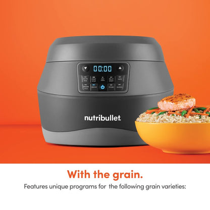 nutribullet EveryGrain Cooker, 11"D x 11"W x 9"H