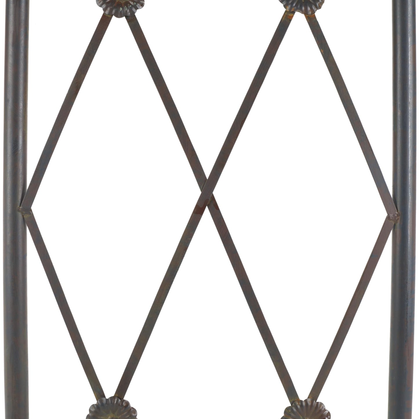 SAFAVIEH Outdoor - Mizell Iron Moon Gateway Garden Arbor - Black Rust Iron Metal - Architectural Circular Gateway Design - Ideal for Garden, Yard, Patio, Entryway, 80" W x 17" D x 83.4" H (PAT5036E)