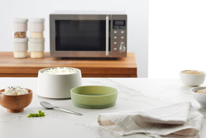 Lekue Microwave Rice, Grain & Quinoa Cooker, 1 Liter, One Size, Green