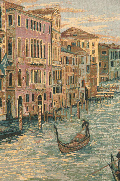 Charlotte Home Furnishings Italian Tapestry Wall Hanging 36 x 54 in Grand Canal Wall Art Woven Boho Tapestry for Bedroom Aesthetic Living Room and Home Decor European Soft Cotton Jacquard Woven
