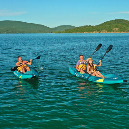 Aqua Marina Steam-312 Professional Kayak Package for 1 Person, 312 cm Length, Blue, 2022