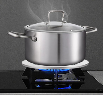 Induction Cooktop Adapter Plate, Lifenergric Stainless Steel Heat Diffuser for Gas Stove, 11inch with Detachable Handle