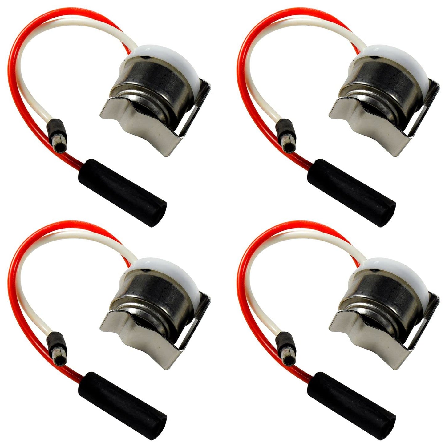 HQRP 4-Pack Replacement Refrigerator Defrost Thermostats for Frigidaire 5303917625 AP2592599 08000805 3001234