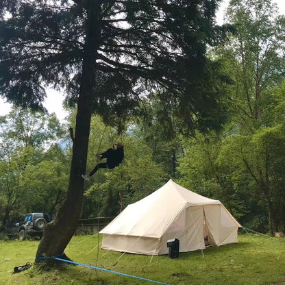 Dream House Large Spacious Outdoor Waterproof Cotton Canvas 4 Season Camping Tent for 10 Persons