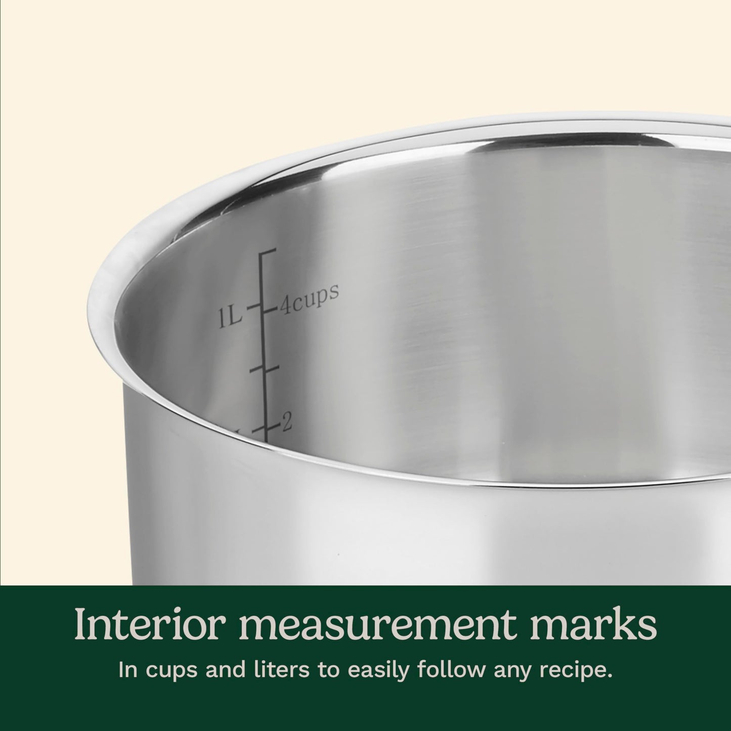 Cuisinart 1.5 Quart Sauce Pan with Cover, Stainless Steel Pot with Lid, Small Kitchen Pots, Dishwasher Safe, Compatible with Induction, Electric, Gas Cooktops, Oven Safe Saucepan, Cool Grip Handles