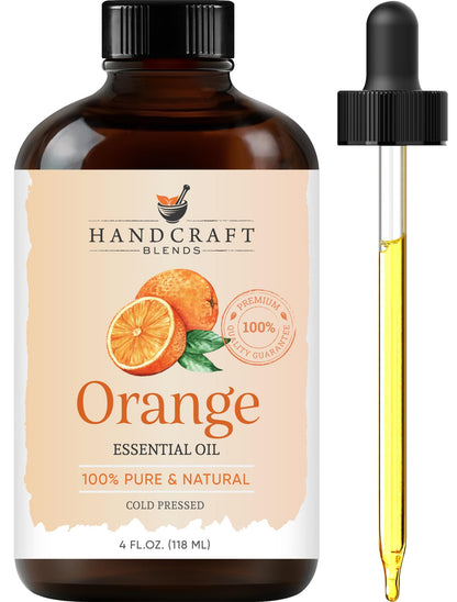 Handcraft Blends Lavender Essential Oil – Huge 4 Fl Oz – 100% Pure and Natural – Premium Grade Essential Oil for Diffuser and Aromatherapy, Skin, Massage, Candle and Soap Making Fragrance