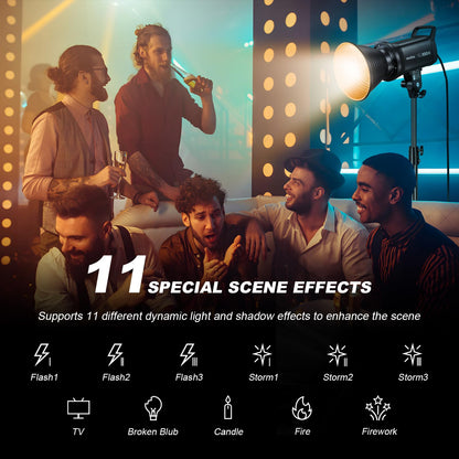 Godox 2PACK SL100Bi Professional COB LED Video Lighting Kit Bi Color Continuous Light Kit with 2*Light Stand 2* Softbox 1 * 5 in 1 Reflector 1*Carry Bag Studio Light for Photography Studio Shooting
