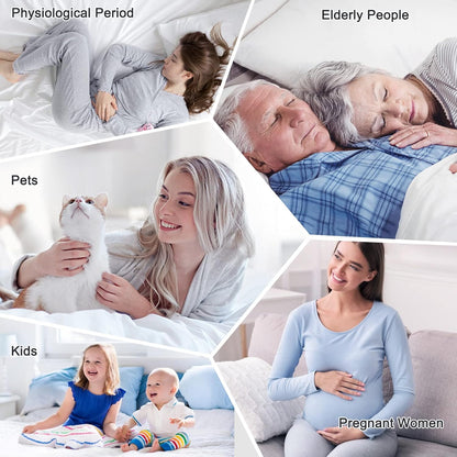 18'', 39'' 75'') Twin Mattress Protector Waterproof, Fitted Sheet Style Breathable Mattress Cover with Deep Pocket Fits