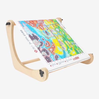 Airo Adjustable Embroidery Table Stand,with 2 Size Rods (11.8" & 15.3"), Cross Stitch Holder for Hand Work & Lap Stitching with Both Hands Free