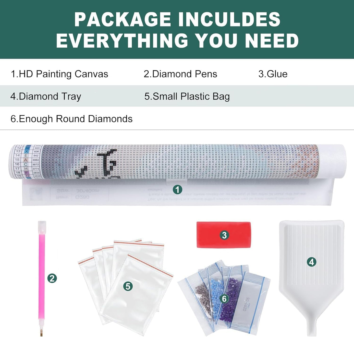 mrpwnle 3 Pack Diamond Art Kits for Adults, Valentines Day Heart Flowers Diamond Painting Kits, 5D Diamonds Painting, DIY Full Drill Gem Art Crafts Kit Home Wall Decor Gifts 11.8x15.7 inch