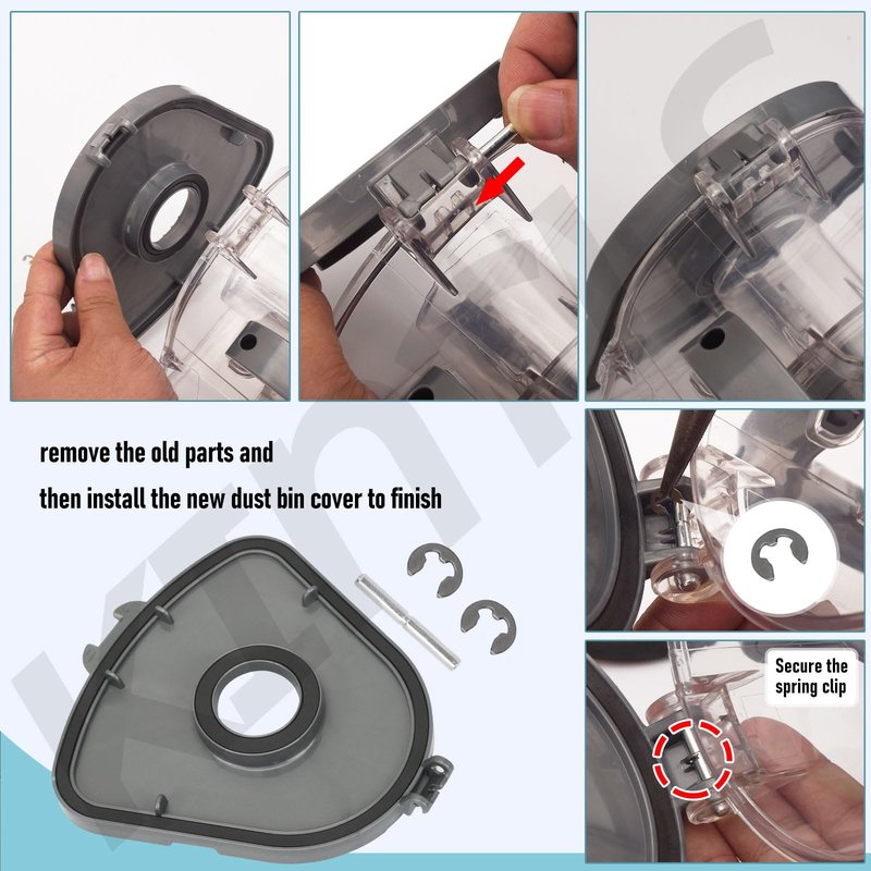 Vacuum Dust Bucket Cover for Shark Navigator Lift Away Vacuum Models NV350 NV351 NV352 NV356E S2 NV360 NV355 NV356 NV357 NV358 NV353, Replace 115FFJ Vacuum Accessories